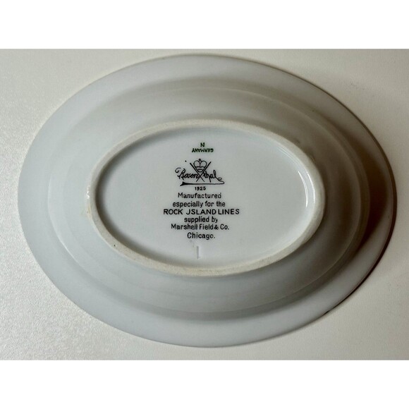 ROSENTHAL Germany Soap Trinket Dish Made For Rock Jsland Lines Vintage - Picture 4 of 4
